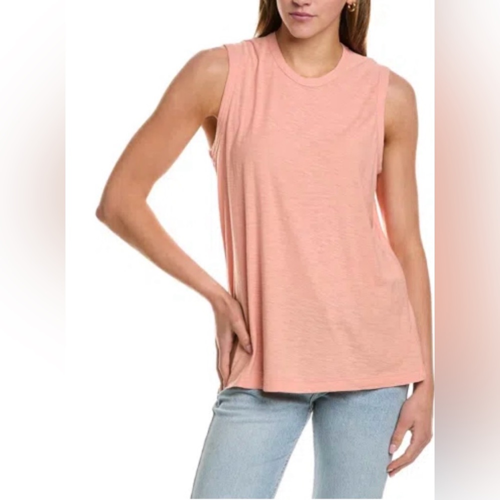 NWT James Perse Slub Muscle Tank In Spritz